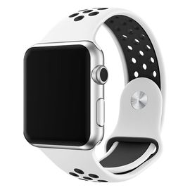 Faixa de Smartwatch do esporte compatível com relógio de Apple material macio do silicone do comprimento de 38mm - de 42mm