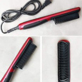 Straightener da escova do secador de cabelo de 333 * 105 * 63 milímetros, escova de cabelo 33w iônica portátil