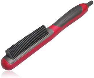 Da escova de cabelo elétrica do pente da barba anti de dupla utilização molhados/secos escaldam o tipo iônico cerâmico