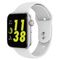 Bluetooth atlético que chama Smartwatch material completo da faixa do couro do tela táctil