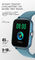 Coração Rate Monitor Smartwatch Silica Gel IP68 da tela de 1,72 polegadas impermeável